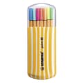 Miniatyrbild 1 av 4: STABILO etui Zebrui med 20 Fineliner med fin spets point 88 neon - 8820-022