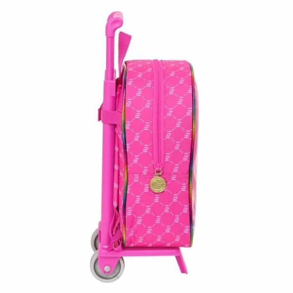 Kartable - Rainbow High - Fuchsia - 22 x 28 x 10 cm - Avtagbar vagn - Polyester 300D