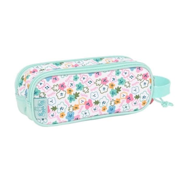 Skolväska - Peppa Pig - Mysigt hörn - Ljusblå - Polyester 300D - 21 x 8 x 6 cm