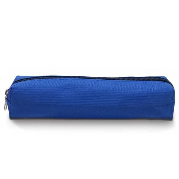 Pennfodral - WAYTEX - 931273B - Mjuk textil - Dragkedja - Vanlig blå