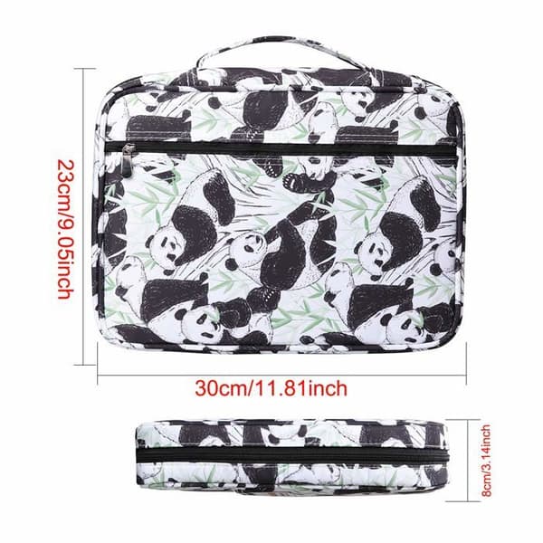 Etui för penna Bomkee - BMKBD-220-UK-Vit Panda