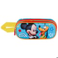 Miniatyrbild 2 av 4: Trousse Dubbel 3D - Disney Mikey Mus Pal - Blå - One Size
