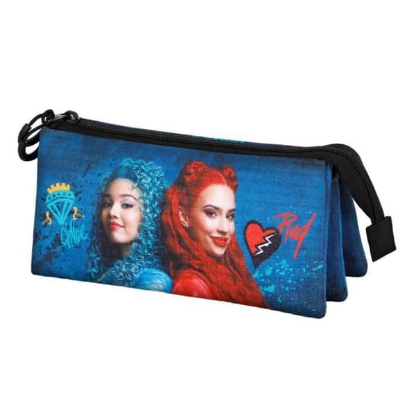 Pennfodral - Disney - Descendants Wickedly - Flerfärgad - One Size - Dragkedja