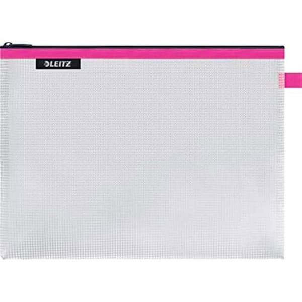 Trousse - LEITZ - WOW - Tvättbar nylon - 23 x 15 cm - Rosa