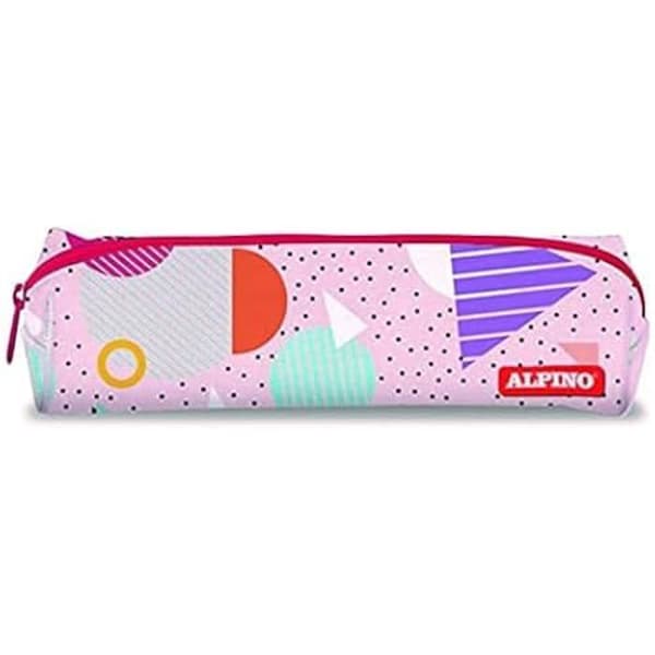 Geometriskt etui - ALPINO - 1 dragkedja - Flerfärgad - Blandat
