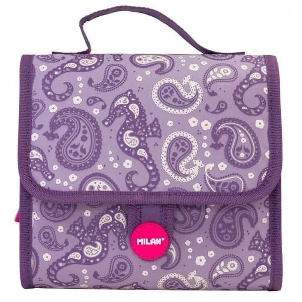 Milán Portfölj 2 hela pennfodral Drops lila 22 x 20 cm - 08831DP
