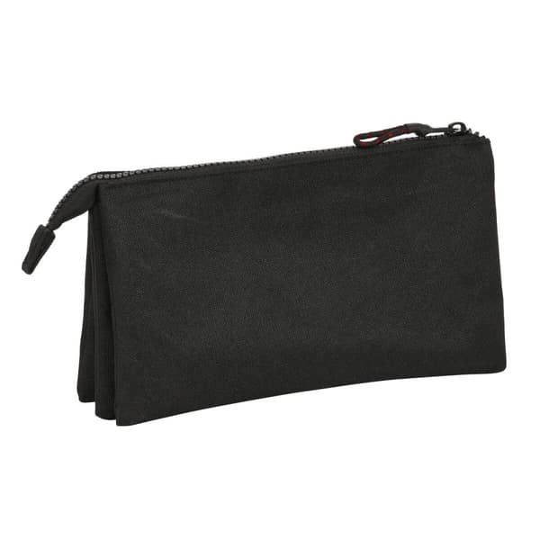 Tredubbel Carry-all Naruto Svart 22 x 12 x 3 cm
