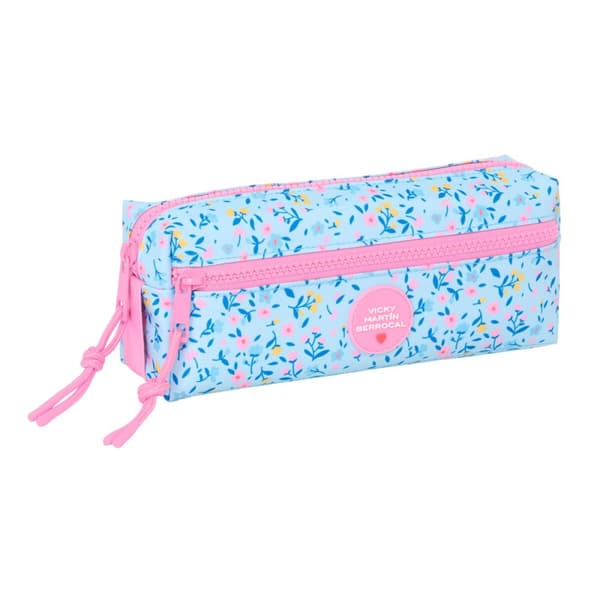 Bag Vicky Martín Berrocal Paraíso Rosa Ljusblå 22 x 8,5 x 6 cm