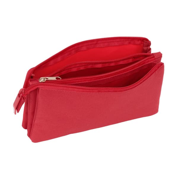 Tredubbel Carry-all Sevilla Fútbol Club Röd 22 x 12 x 3 cm