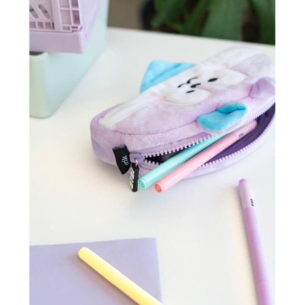 Fuzzy pencil case - BT21 - INSIDE MANG - Syntetisk - Unisex - Barn