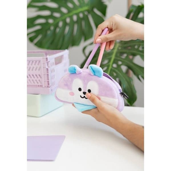 Fuzzy pencil case - BT21 - INSIDE MANG - Syntetisk - Unisex - Barn