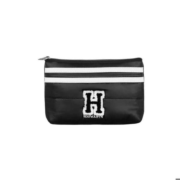 Trousse platt stoppning - KARACTERMANIA - Harry Potter H - Svart - Vit - Mixad