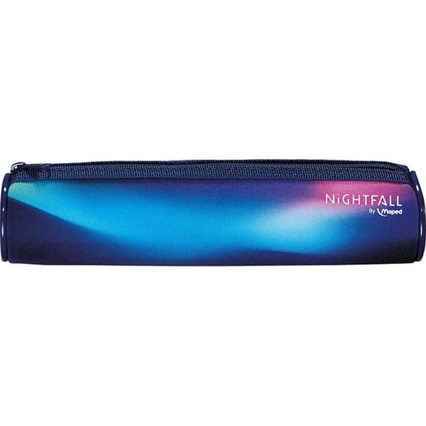 Pennfodral - Skola - Runt - 21 cm - Nightfall - Maped