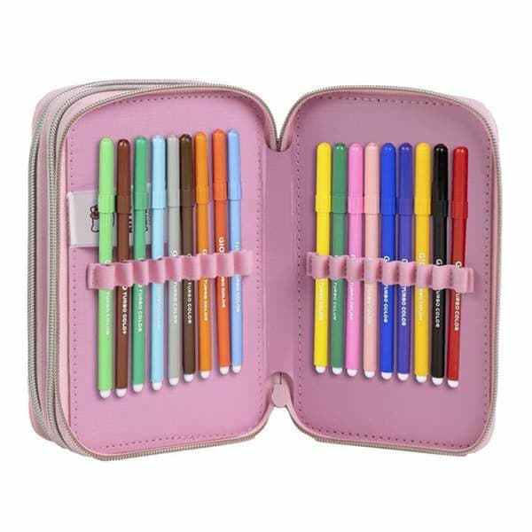 Penalhus Hello Kitty Pink 12,5 x 6,5 x 19,5 cm