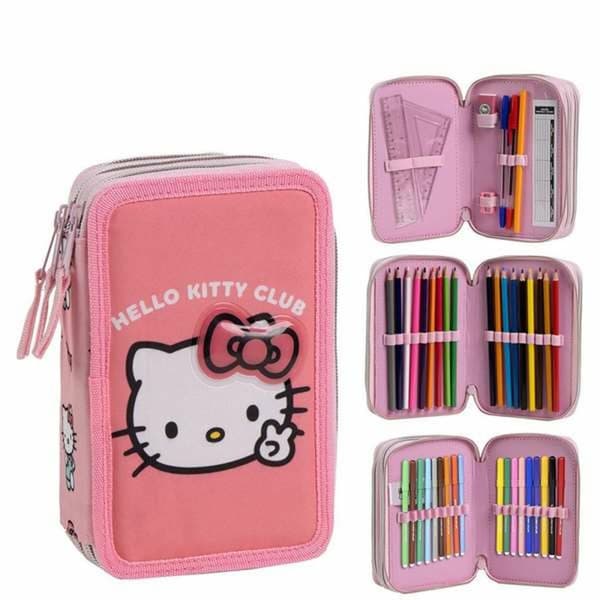 Penalhus Hello Kitty Pink 12,5 x 6,5 x 19,5 cm