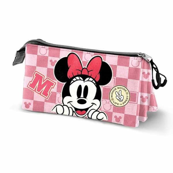 Tredobbelt bæretaske Minnie Mouse