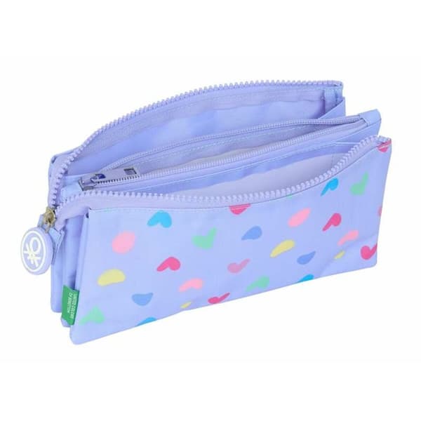 Trippelbag Benetton Lila Syrin 22 x 12 x 3 cm