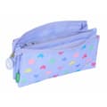 Miniatyrbilde 3 av 3: Trippelbag Benetton Lila Syrin 22 x 12 x 3 cm