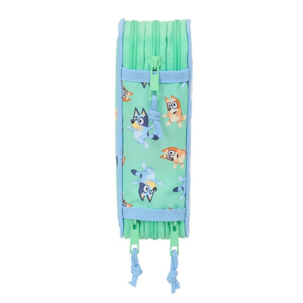 Tredubbel Carry-all Bluey Sisters Grön Vatten 12,5 x 19,5 x 5,5 cm 37 Delar