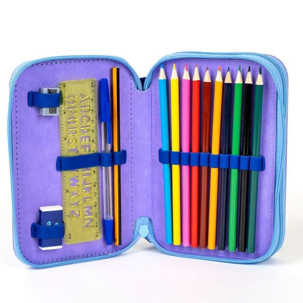 Toss - Cerda - Disney Stitch - Dubbel - Blå - Dragkedja