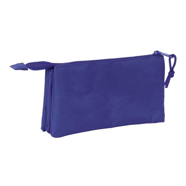 Tredubbel Carry-all Atlético Madrid Mörkblå 22 x 12 x 3 cm