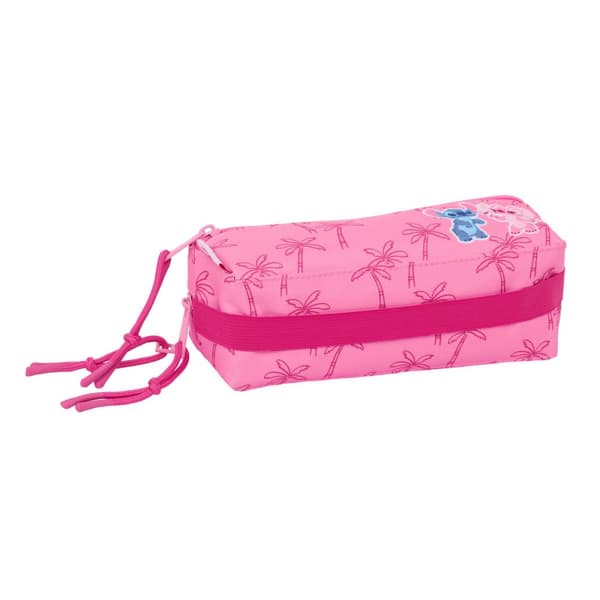 Kolmilokeroinen laukku Lilo & Stitch Chill Pinkki Mintunvihreä 22 x 8,5 x 6 cm