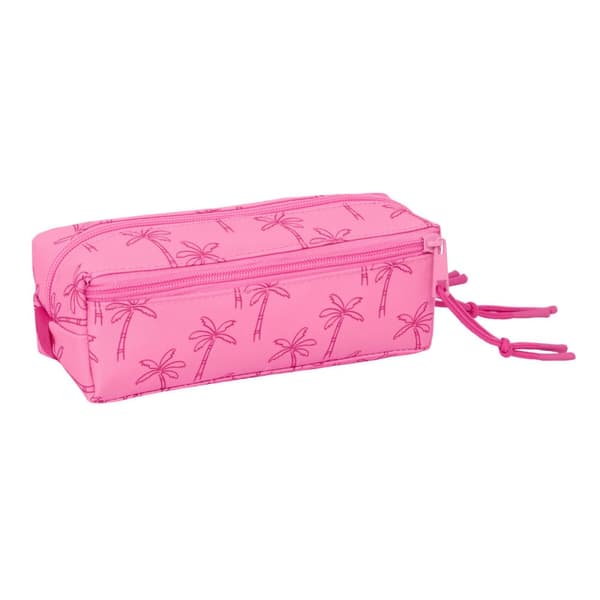 Kolmilokeroinen laukku Lilo & Stitch Chill Pinkki Mintunvihreä 22 x 8,5 x 6 cm