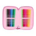 Miniatyrbillede 5 af 6: Tredobbelt Penalhus Lilo & Stitch Chill Pink Mint 12,5 x 19,5 x 5,5 cm 37 Dele