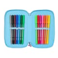 Miniatyrbillede 6 af 6: Tredobbelt Penalhus Lilo & Stitch Happy Himmelblå 12,5 x 19,5 x 5,5 cm 37 Dele