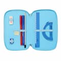 Miniatyrbild 3 av 6: Trippel pennfodral Lilo & Stitch Happy Himmelsblå 12,5 x 19,5 x 5,5 cm 37 Delar