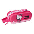 Miniatyrbild 1 av 3: Dubbel bär-allt Hello Kitty Rosa 21 x 8 x 6 cm