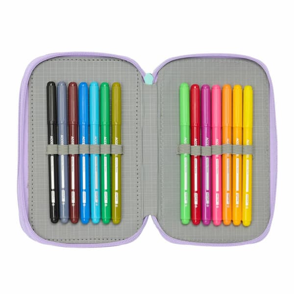 Tredobbelt Penalhus Frozen Spirit Syren 12,5 x 19,5 x 5,5 cm 37 Dele