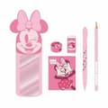 Miniatyrbild 11 av 11: Pennfodral med tillbehör Minnie Mouse Rosa 6 Delar