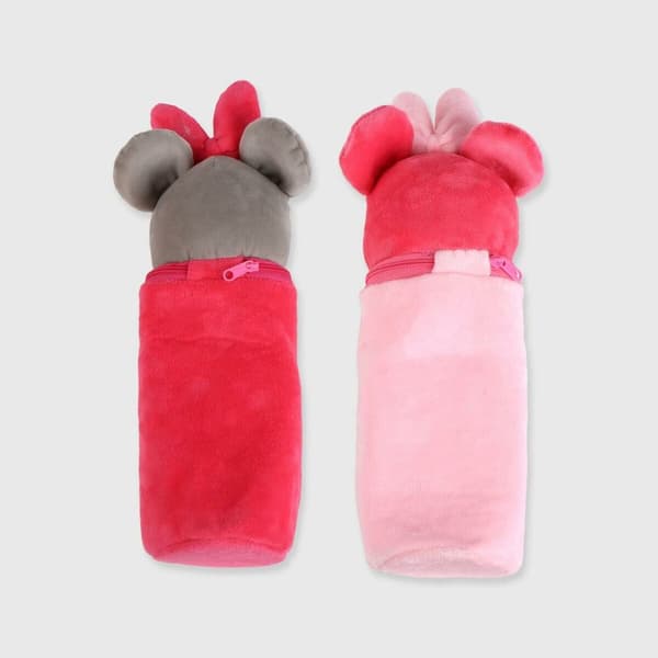 Koululaisen penaali lisätarvikkeilla Minnie Mouse Pinkki 6 Kappaletta
