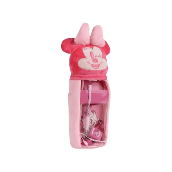 Koululaisen penaali lisätarvikkeilla Minnie Mouse Pinkki 6 Kappaletta