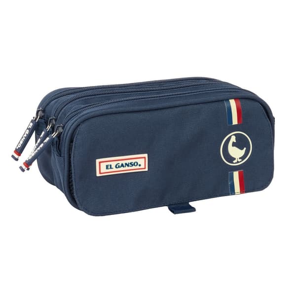 Tredubbel Carry-all El Ganso Eclipse Marinblå 21,5 x 10 x 8 cm