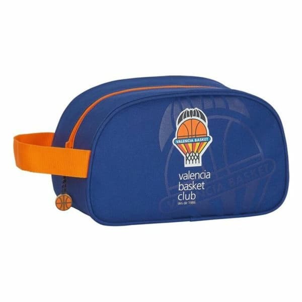 Skoletoilettaske Valencia Basket M248 Blå Orange 26 x 15 x 12 cm