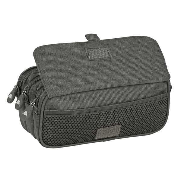 Tredubbel Carry-all Kappa 21,5 x 10 x 8 cm Grå