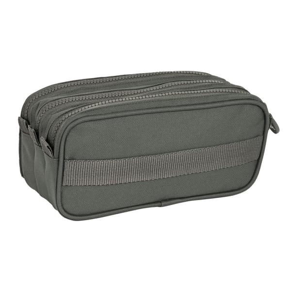 Tredubbel Carry-all Kappa 21,5 x 10 x 8 cm Grå