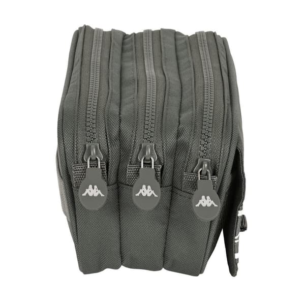 Tredubbel Carry-all Kappa 21,5 x 10 x 8 cm Grå
