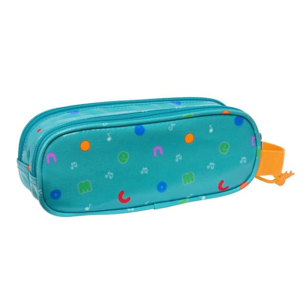 Dobbelt carry-all CoComelon Back to class Lyseblå (21 x 8 x 6 cm)