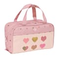 Miniatyrbillede 1 af 5: Skoletoilettaske Glow Lab Hearts Pink 31 x 14 x 19 cm