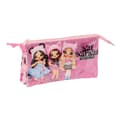 Miniatyrbillede 1 af 3: Dobbelt carry-all Na!Na!Na! Surprise Fabulous Pink 22 x 12 x 3 cm
