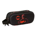 Miniatyrbillede 1 af 3: Dobbelt carry-all Batman Sort 21 x 8 x 6 cm 3D