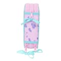 Miniatyrbillede 3 af 6: Tredobbelt Penalhus Frozen Cool days Violet Himmelblå 12,5 x 19,5 x 5,5 cm 36 Dele