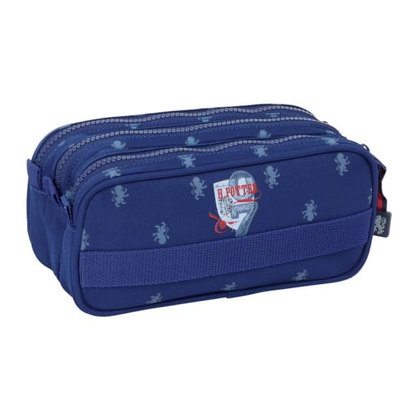 Tredubbel Carry-all Harry Potter Captain Marinblå 21,5 x 10 x 8 cm