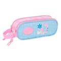 Miniatyrbillede 1 af 3: Dobbelt carry-all BlackFit8 Smile Pink Lyseblå 21 x 8 x 6 cm