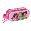 Miniatyrbillede 1 af 3: Dobbelt carry-all Barbie Pink 21 x 8 x 6 cm 3D