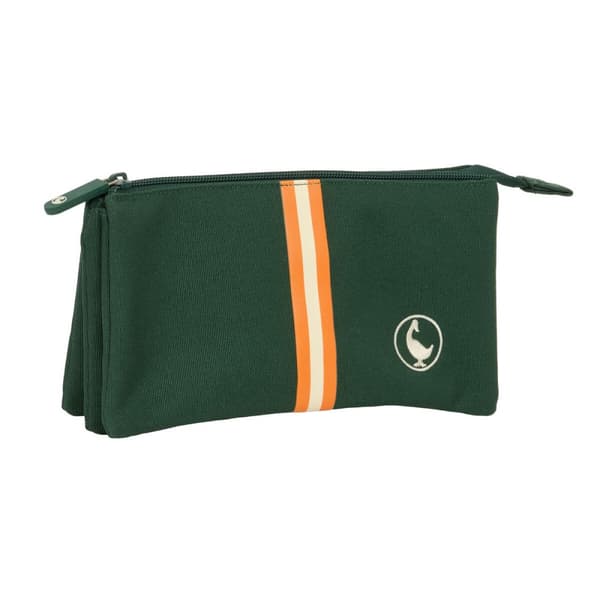 Tredobbelt bæretaske El Ganso Green Grøn 22 x 12 x 3 cm