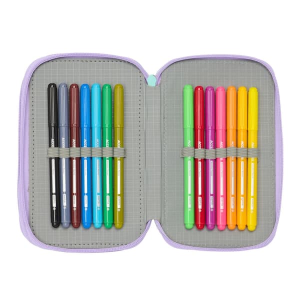 Tredobbelt Penalhus Frozen Spirit Syren 12,5 x 19,5 x 5,5 cm 37 Dele
